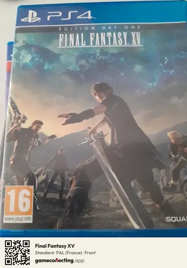 Final Fantasy XV PlayStation 4, France box front