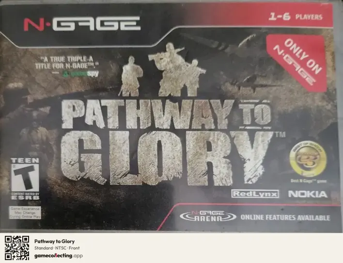Pathway to Glory Nokia N-Gage, NTSC box front