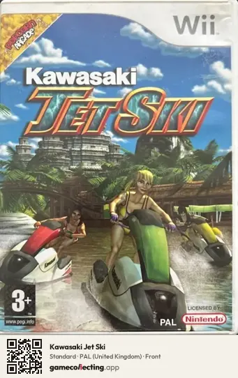 Kawasaki Jet Ski Nintendo Wii, United Kingdom box front