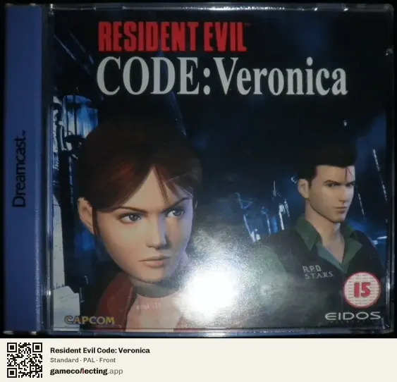 Resident Evil Code: Veronica Sega Dreamcast, PAL box front