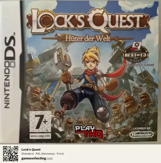Lock's Quest Nintendo DS, Germany box front