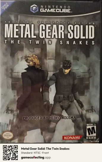 Metal Gear Solid: The Twin Snakes Nintendo GameCube, NTSC box front