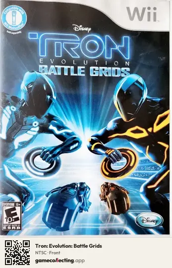 Tron: Evolution: Battle Grids Nintendo Wii, NTSC box front