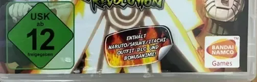 Naruto Shippuden: Ultimate Ninja Storm Revolution, the USK square on its front