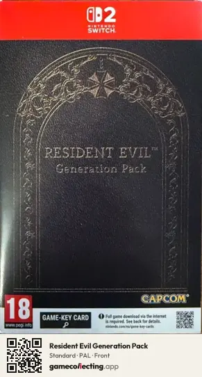 Resident Evil Generation Pack Nintendo Switch 2, PAL box front