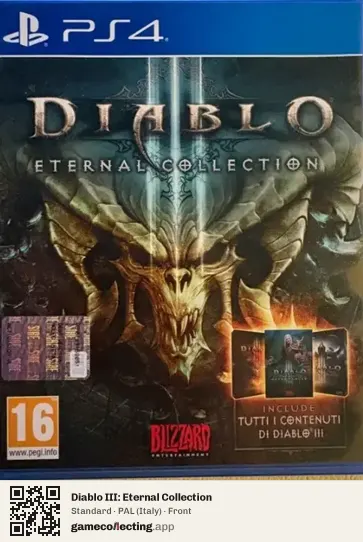 Diablo III: Eternal Collection PlayStation 4, Italy box front