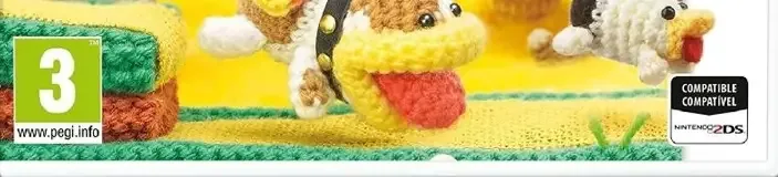 Poochy & Yoshi's Woolly World, the PEGI square on its front