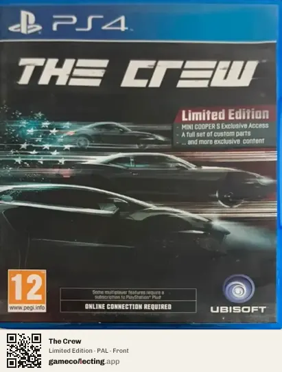 The Crew PlayStation 4, PAL box front