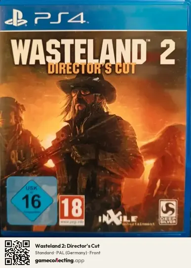 Wasteland 2: Director's Cut PlayStation 4, Germany box front