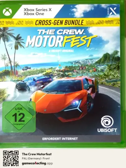 The Crew Motorfest Xbox Series X, Germany box front