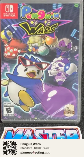 Penguin Wars Nintendo Switch, NTSC box front