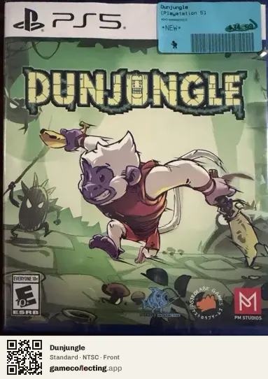 Dunjungle PlayStation 5, NTSC box front
