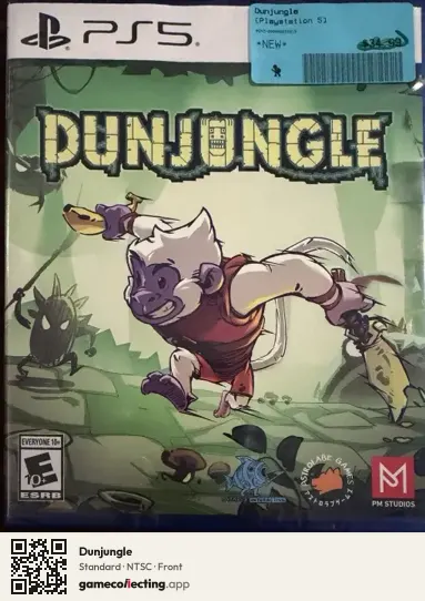 Dunjungle PlayStation 5, NTSC box front