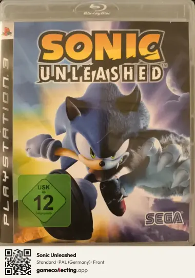 Sonic Unleashed PlayStation 3, Germany box front
