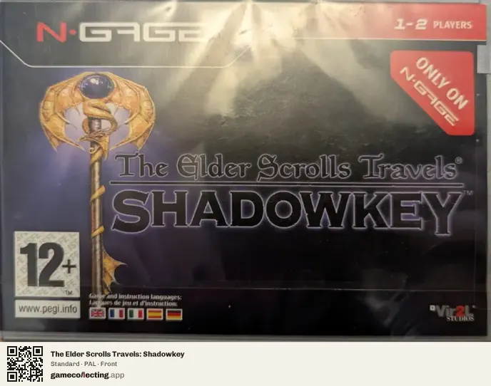 The Elder Scrolls Travels: Shadowkey Nokia N-Gage, PAL box front