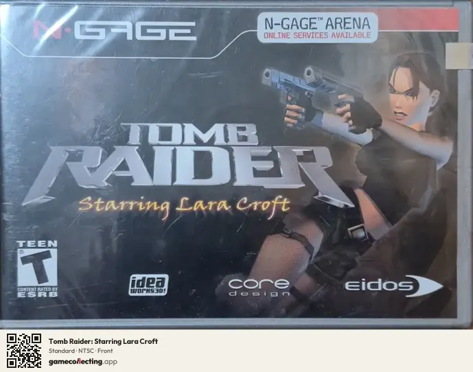Tomb Raider: Starring Lara Croft Nokia N-Gage, NTSC box front
