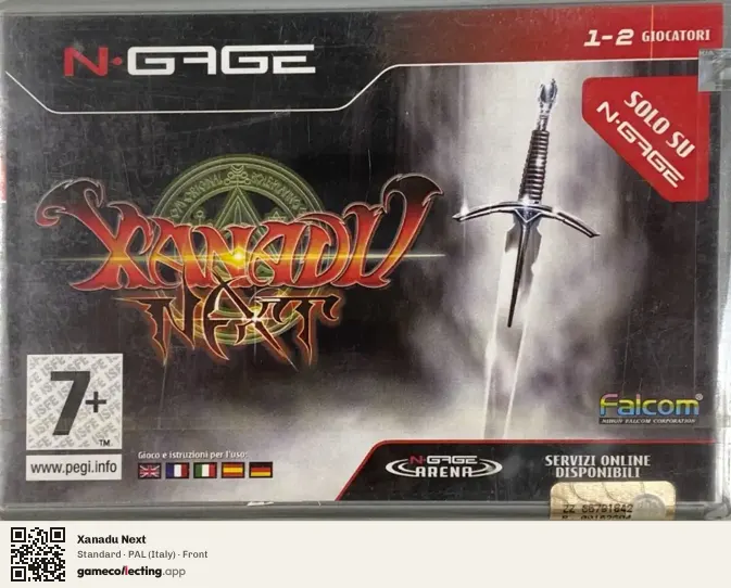 Xanadu Next Nokia N-Gage, Italy box front
