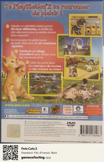 Petz Catz 2 PlayStation 2, France box back
