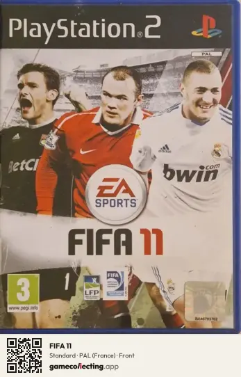 FIFA 11 PlayStation 2, France box front