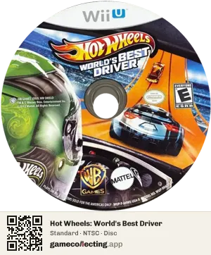 Hot Wheels: World's Best Driver Nintendo Wii U, NTSC disc