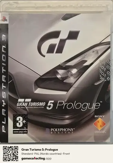 Gran Turismo 5: Prologue PlayStation 3, Nordic countries box front