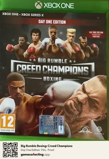 Big Rumble Boxing: Creed Champions Xbox One, PAL box front