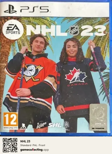 NHL 23 PlayStation 5, PAL box front