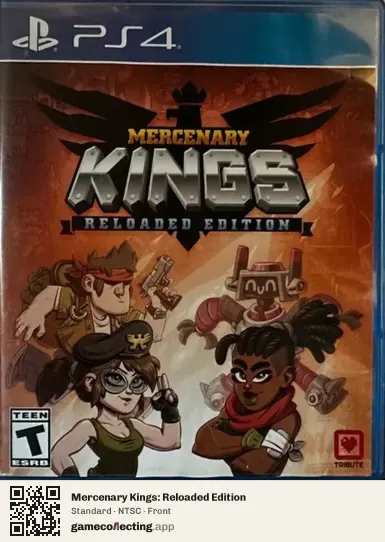 Mercenary Kings: Reloaded Edition PlayStation 4, NTSC box front