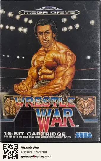 Wrestle War Sega Mega Drive / Genesis, PAL box front