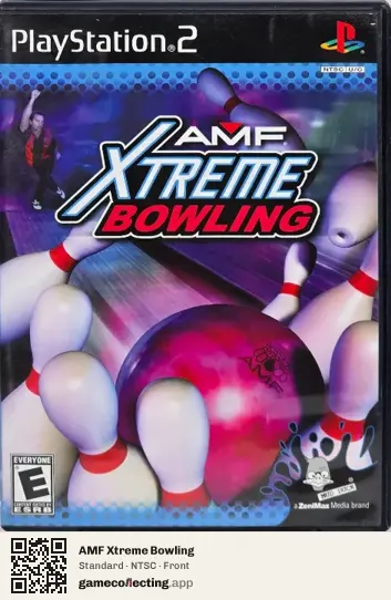 AMF Xtreme Bowling PlayStation 2, NTSC box front