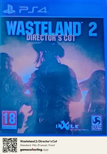 Wasteland 2: Director's Cut PlayStation 4, France box front