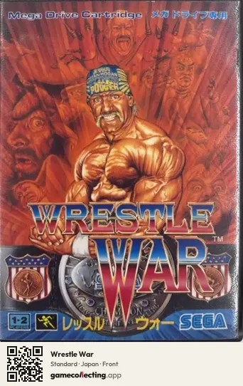 Wrestle War Sega Mega Drive / Genesis, Japan box front