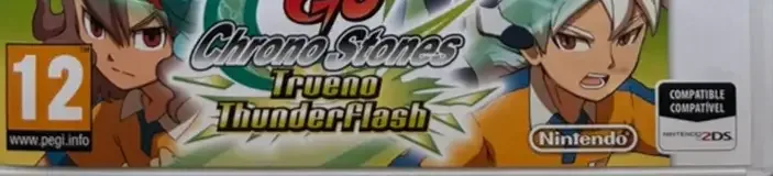 Inazuma Eleven GO Chrono Stones: Thunderflash, the USK square on its front
