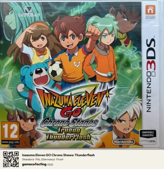 Inazuma Eleven GO Chrono Stones: Thunderflash Nintendo 3DS, Germany box front