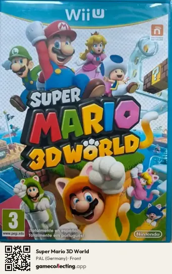 Super Mario 3D World Nintendo Wii U, Germany box front