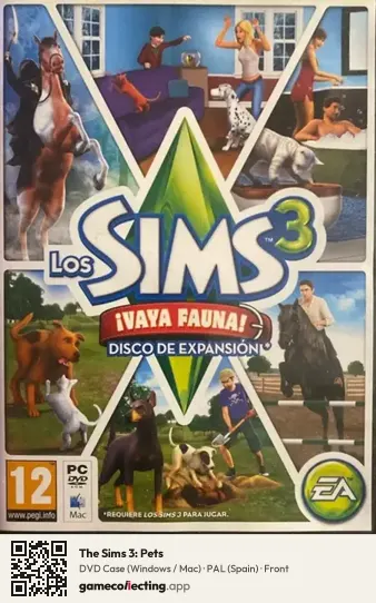The Sims 3: Pets Computer, Spain box front