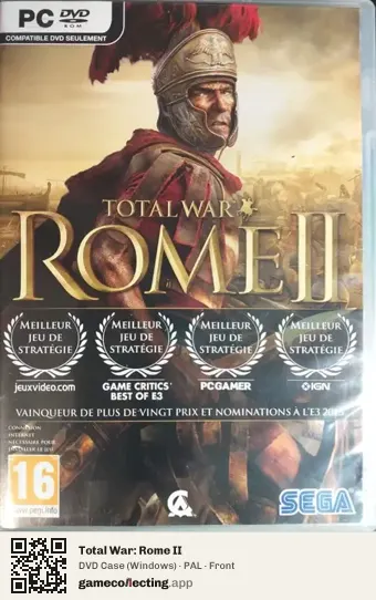 Total War: Rome II Computer, PAL box front