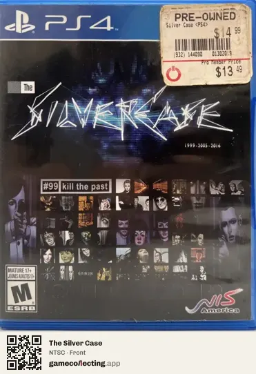 The Silver Case PlayStation 4, NTSC box front