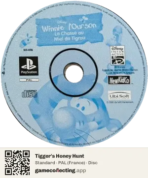 Tigger's Honey Hunt PlayStation, PAL disc