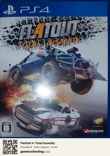 FlatOut 4: Total Insanity PlayStation 4, Asia box front