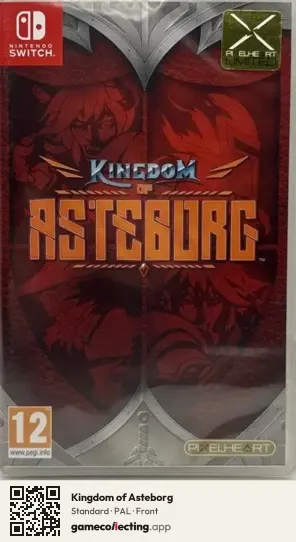 Kingdom of Asteborg Nintendo Switch, PAL box front