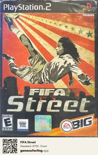 FIFA Street PlayStation 2, NTSC box front