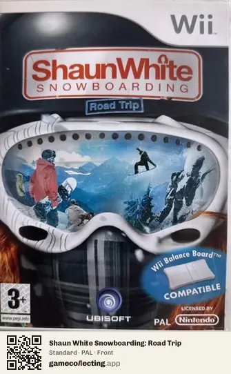 Shaun White Snowboarding: Road Trip Nintendo Wii, PAL box front