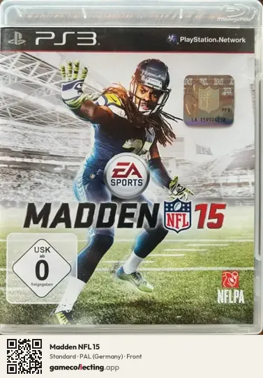 Madden NFL 15 PlayStation 3, Germany box front