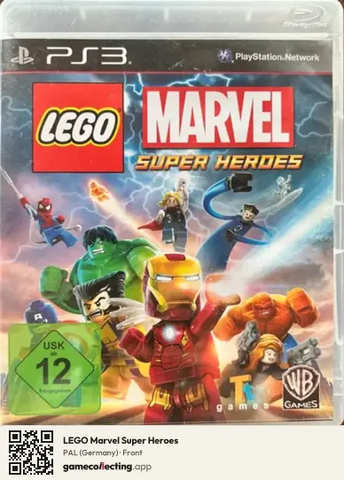 LEGO Marvel Super Heroes PlayStation 3, Germany box front