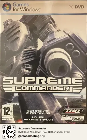 Supreme Commander Computer, Netherlands box front