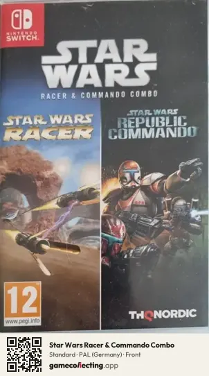 Star Wars Racer & Commando Combo Nintendo Switch, Germany box front