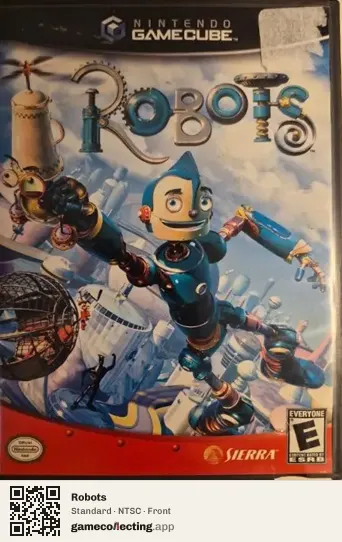 Robots Nintendo GameCube, NTSC box front
