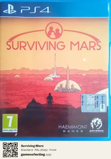 Surviving Mars PlayStation 4, Italy box front