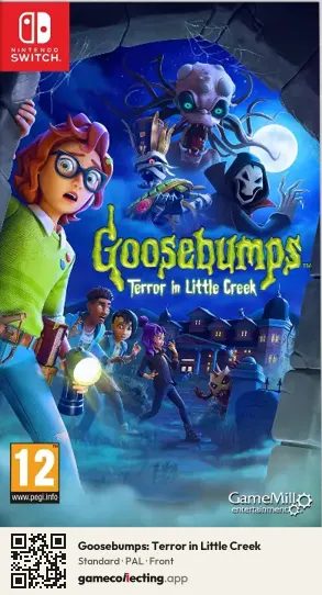 Goosebumps: Terror in Little Creek Nintendo Switch, PAL box front